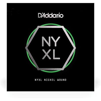 D'Addario NYNW062 NYXL Nickel Wound Electric Guitar Single String D'Addario NYNW062 NYXL Nickel Wound Electric Guitar Single String