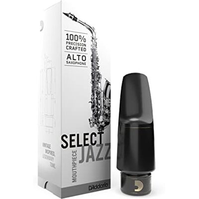 D'Addario Select Jazz Alto Saxophone Mouthpiece D6M Mouthpiece for Alto Sax D'Addario Select Jazz Alto Saxophone Mouthpiece D6M Mouthpiece for Alto Sax