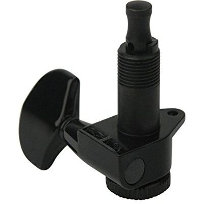 D'Addario Auto-Trim Tuning Machines Locking Tuners for Guitars 3+3 Setup, Black D'Addario Auto-Trim Tuning Machines Locking Tuners for Guitars 3+3 Setup, Black