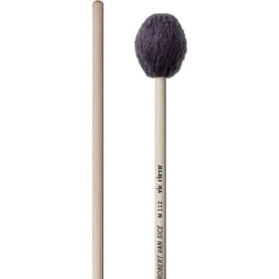 Vic Firth Signature Series Marimba Mallets M112 Robert Van Sice Yarn Soft Charcoal Grey Vic Firth Signature Series Marimba Mallets M112 Robert Van Sice Yarn Soft Charcoal Grey