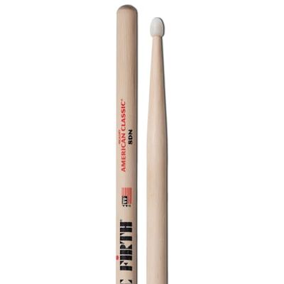 Vic Firth American Classic® Drumsticks 8DN American Hickory Nylon Tip Vic Firth American Classic® Drumsticks 8DN American Hickory Nylon Tip