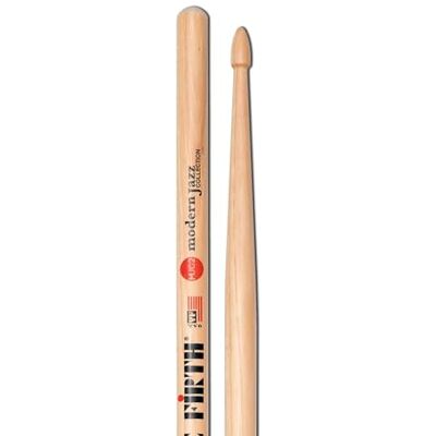 Vic Firth Modern Jazz Collection Drumsticks MJC2 American Hickory Oval Wood Tip Vic Firth Modern Jazz Collection Drumsticks MJC2 American Hickory Oval Wood Tip