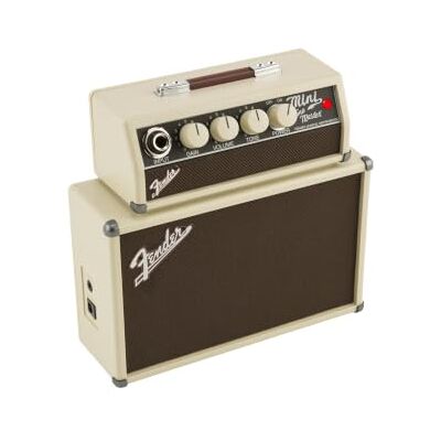 Fender Mini Tone Master Portable Practice Guitar Amplifier, Tan Fender Mini Tone Master Portable Practice Guitar Amplifier, Tan
