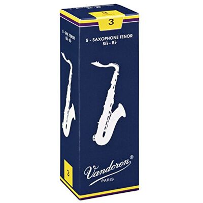 VANDOREN reed Tenor Saxophone Traditional Gauge: 2 VANDOREN reed Tenor Saxophone Traditional Gauge: 2