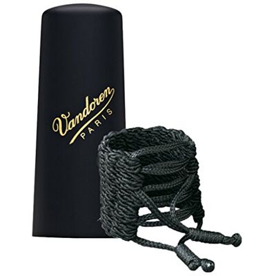 VANDOREN LC36P Klassik Soprano Saxophone String Ligature with Plastic Cap VANDOREN LC36P Klassik Soprano Saxophone String Ligature with Plastic Cap