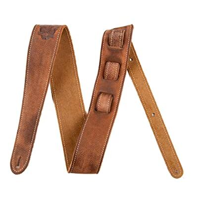 Fender Road Worn Leather Guitar Strap Brown 099-0660-050 Fender Road Worn Leather Guitar Strap Brown 099-0660-050