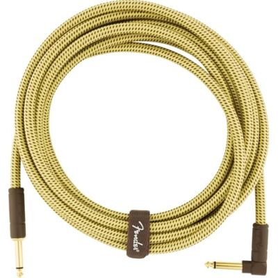 Fender 990820086 Deluxe Series Instrument Cable 15 ft – STR/ANG – Tweed, 4.5m Fender 990820086 Deluxe Series Instrument Cable 15 ft – STR/ANG – Tweed, 4.5m