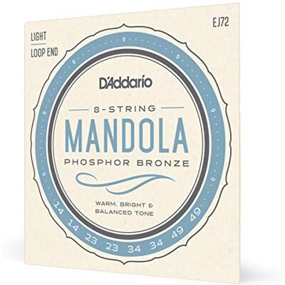 D'Addario EJ72 Light 14-49 Mandola Strings Phosphor Bronze D'Addario EJ72 Light 14-49 Mandola Strings Phosphor Bronze