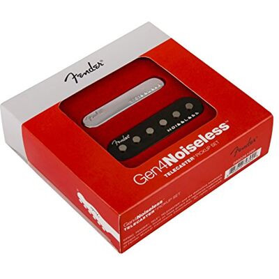 Fender Gen 4 Noiseless Telecaster Pickups, Hum-Free Single-Coil, Set of 2 Fender Gen 4 Noiseless Telecaster Pickups, Hum-Free Single-Coil, Set of 2