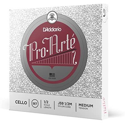 D'Addario Pro-Arte 1/2 Scale Medium Tension Cello String Set D'Addario Pro-Arte 1/2 Scale Medium Tension Cello String Set