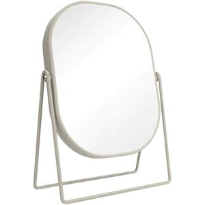 Jean & Len 20x27cm Iron Vanity Mirror Heavy Duty & Scratch Resistant Matte & Stylish Finish 3x Magnification Back Oval Small Mirror Jean & Len 20x27cm Iron Vanity Mirror Heavy Duty & Scratch Resistant Matte & Stylish Finish 3x Magnification Back Oval Small Mirror
