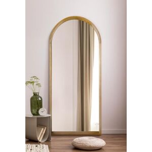 MirrorOutlet The Naturalis Solid Oak Framed Arched Leaner/Wall Mirror 75" X 33" (190CM X 85CM) Scandinavian 'Scandi' Inspired, Brown MirrorOutlet The Naturalis Solid Oak Framed Arched Leaner/Wall Mirror 75" X 33" (190CM X 85CM) Scandinavian 'Scandi' Inspired, Brown