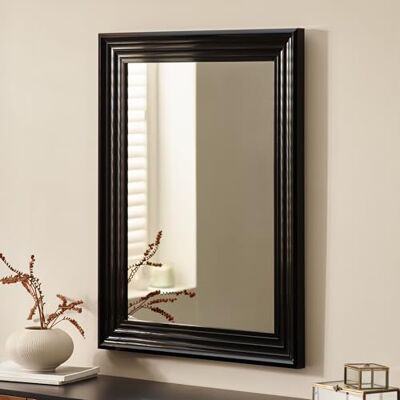 Julian Bowen Tokyo Gloss Black Rectangular Wall Mirror Julian Bowen Tokyo Gloss Black Rectangular Wall Mirror