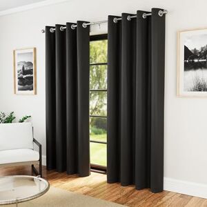 UK Nightfall Blackout Curtains - Thermal Blockout - 168cm x 183cm UK Nightfall Blackout Curtains - Thermal Blockout - 168cm x 183cm