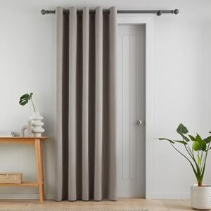 Catherine Lansfield Wilson Blackout Thermal 117x213cm Door Panel Grey Catherine Lansfield Wilson Blackout Thermal 117x213cm Door Panel Grey