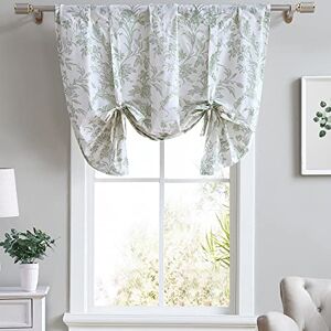 Laura Ashley Home Cotton Pole Top Valance, Stylish & Lightweight Window Treatment for Home Decor (Natalie Sage, 50" x 25") Laura Ashley Home Cotton Pole Top Valance, Stylish & Lightweight Window Treatment for Home Decor (Natalie Sage, 50" x 25")