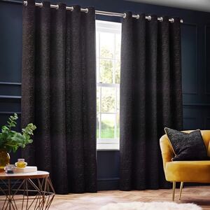 Paoletti Galaxy Chenille Ready Made Eyelet Curtains - Curtain Paoletti Galaxy Chenille Ready Made Eyelet Curtains - Curtain