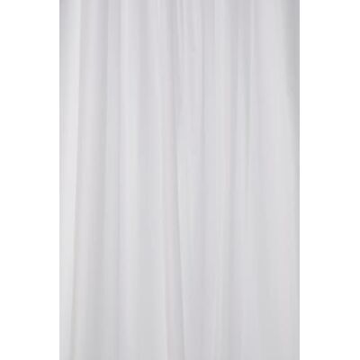 Croydex - Cling-Resistant Shower Curtain - White - 180x210cm - Shower Curtain Croydex - Cling-Resistant Shower Curtain - White - 180x210cm - Shower Curtain