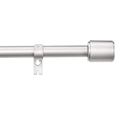 Amazon Basics Extendable Window Curtain Pole with Cap Finials, 19 mm Diameter, 183 to 366 cm, Nickel Amazon Basics Extendable Window Curtain Pole with Cap Finials, 19 mm Diameter, 183 to 366 cm, Nickel
