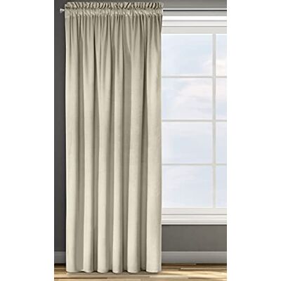 Beige Velvet Curtain - 135x300 cm - Curtain Beige Velvet Curtain - 135x300 cm - Curtain