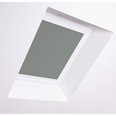 Bloc Blinds Skylight Blind for Velux Roof Windows Blockout, Pewter, MK04 Bloc Blinds Skylight Blind for Velux Roof Windows Blockout, Pewter, MK04