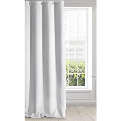 Eurofirany White Logan Curtain - Darkening 70-80% - 140x270cm Eurofirany White Logan Curtain - Darkening 70-80% - 140x270cm