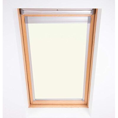 Bloc Blinds Bloc Skylight Blind for Velux Roof Windows Blockout, White, FK06, 48W x 98H cm Bloc Blinds Bloc Skylight Blind for Velux Roof Windows Blockout, White, FK06, 48W x 98H cm