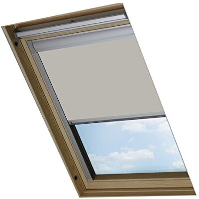 Bloc Blinds Bloc Skylight Blind for Velux Roof Windows Blockout, Fabric, Pale Stone, 90x15x7 cm Bloc Blinds Bloc Skylight Blind for Velux Roof Windows Blockout, Fabric, Pale Stone, 90x15x7 cm