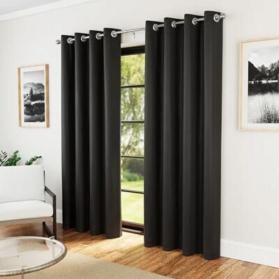 Enhanced Living Nightfall Blackout Thermal Curtains - Curtains Enhanced Living Nightfall Blackout Thermal Curtains - Curtains