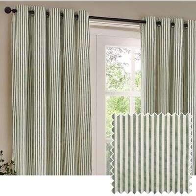 Yard Hebden Blackout Eyelet Curtain Pair (Forest, 117 x 137 cm) Yard Hebden Blackout Eyelet Curtain Pair (Forest, 117 x 137 cm)