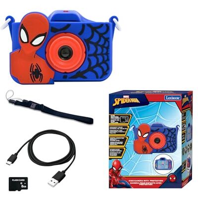 LEXIBOOK Spider-Man 4-in-1 Kids Camera, DJ078SPLXB Photo, video, MP3 & games, 15 frames, 8 GB memory card LEXIBOOK Spider-Man 4-in-1 Kids Camera, DJ078SPLXB Photo, video, MP3 & games, 15 frames, 8 GB memory card