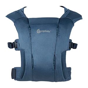 Ergobaby Embrace Soft Air Mesh Ergonomic Baby Carrier for Newborns from Birth, Ergonomic 2-Position Belly Carrier Front Carrier, Blue
