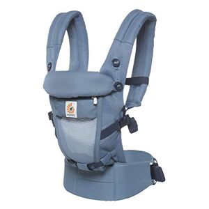 Ergobaby Baby Carrier for Newborn to Toddler up to 20kg, Cool Air Oxford Blue Adapt 3-Position Ergonomic Child Carrier