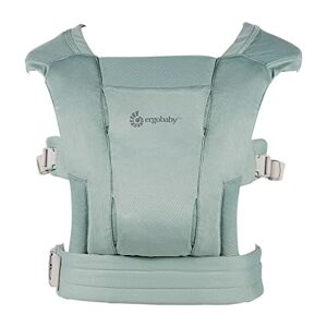 Ergobaby Embrace Soft Air Mesh Ergonomic Baby Carrier for Newborns from Birth, Ergonomic 2-Position Belly Carrier Front Carrier, Sage