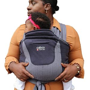 Close Caboo Multi-award Winning Organic Cotton Carrier Sleepy Wrap Baby Carrier Multiple Hands Free Front Positions from Newborns to 32lbs Multi Positional Baby Carrier, Herringbone Twilight