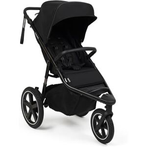 BABYLO Tribe Jogger Buggy, from Birth to 22kg, Extending Canopy, All Terrain Wheels with tyre Pump and car seat adaptors, Black BABYLO Tribe Jogger Buggy, from Birth to 22kg, Extending Canopy, All Terrain Wheels with tyre Pump and car seat adaptors, Black