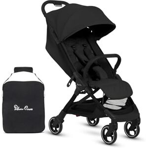 Silver Cross Clic 2 Compact Stroller & Travel Bag Travel Stroller For Life On The Go Foldable & Lightweight Suitable From Birth To 4 years Space Silver Cross Clic 2 Compact Stroller & Travel Bag Travel Stroller For Life On The Go Foldable & Lightweight Suitable From Birth To 4 years Space