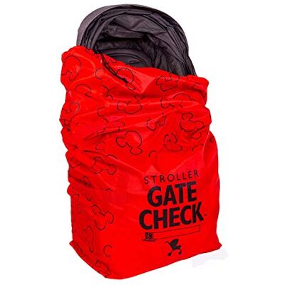 J.L. Childress Disney Baby Gate Check Air Travel Bag for Single & Double Strollers, Red J.L. Childress Disney Baby Gate Check Air Travel Bag for Single & Double Strollers, Red