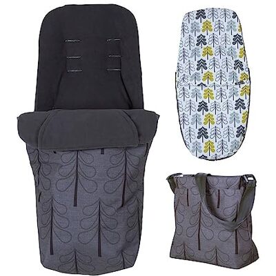 Cosatto Giggle Accessory Pack – Change Bag/Pram Bag & All Season Footmuff/Cosy Toes (Fika Forest) Cosatto Giggle Accessory Pack – Change Bag/Pram Bag & All Season Footmuff/Cosy Toes (Fika Forest)