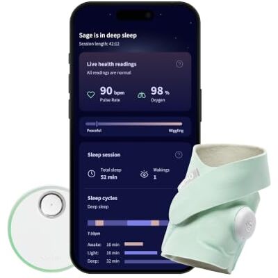 Owlet Dream Sock Smart Baby Monitor, Better Sleep for Baby & You Owlet Dream Sock Smart Baby Monitor, Better Sleep for Baby & You