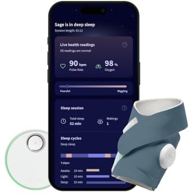 Owlet Dream Sock Smart Baby Monitor, Better Sleep for Baby & You Owlet Dream Sock Smart Baby Monitor, Better Sleep for Baby & You