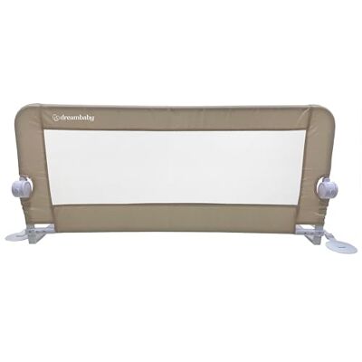 Dreambaby Harmony Bed Guard Rail for Toddlers Super Wide 140cm & 50cm Tall Easy Assembly, Washable Cover, Safe Transition from Cot-to-Bed Fits King Size Beds – Latte Dreambaby Harmony Bed Guard Rail for Toddlers Super Wide 140cm & 50cm Tall Easy Assembly, Washable Cover, Safe Transition from Cot-to-Bed Fits King Size Beds – Latte