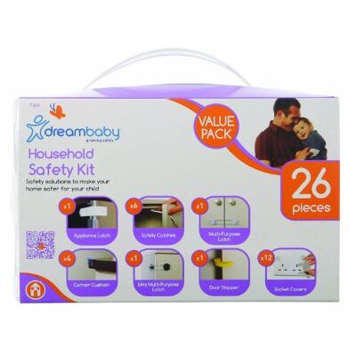 Dreambaby HOUSEHOLD SAFETY KIT 26PC Dreambaby HOUSEHOLD SAFETY KIT 26PC