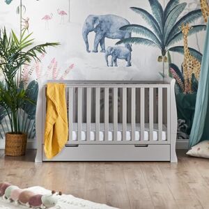 Obaby Stamford Classic Sleigh Cot Bed, Warm Grey Obaby Stamford Classic Sleigh Cot Bed, Warm Grey