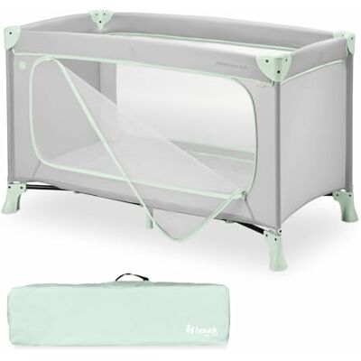 Hauck - Dream N Play Plus - Dusty Mint - Travel Cot - Travel Cot Hauck - Dream N Play Plus - Dusty Mint - Travel Cot - Travel Cot