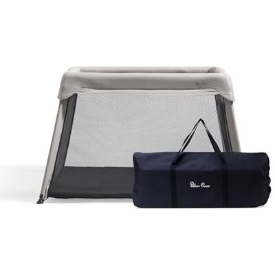 Silver Cross Slumber 3-in-1 Travel Cot, Playpen and Co-Sleeper, Stone For Sleep or Play, Home & Away, Birth to approx. 3 years, Includes Newborn Insert, Lightweight & Pop-up Design Silver Cross Slumber 3-in-1 Travel Cot, Playpen and Co-Sleeper, Stone For Sleep or Play, Home & Away, Birth to approx. 3 years, Includes Newborn Insert, Lightweight & Pop-up Design