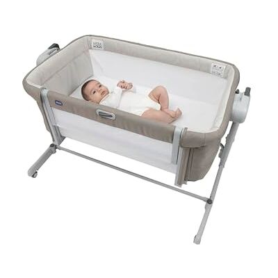Chicco Next2Me Magic Evo Infant Cosleeping Crib, Compatible with Different Beds, Rocking Mode, Adjustable Height, Sliding Barrier, 4 wheels, Good Air Circulation, Mattress and Bag Included, 0-6 m Chicco Next2Me Magic Evo Infant Cosleeping Crib, Compatible with Different Beds, Rocking Mode, Adjustable Height, Sliding Barrier, 4 wheels, Good Air Circulation, Mattress and Bag Included, 0-6 m