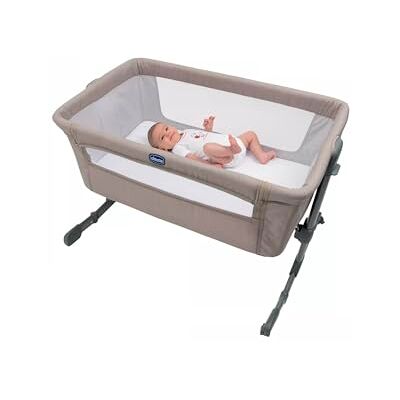 Chicco Next2Me Essential Infant Cosleeping Crib, Sustainable, Compatible with Different Beds, Adjustable Height, Tiltable, Good Air Circulation, Mattress and Bag Included, 0-6 m Chicco Next2Me Essential Infant Cosleeping Crib, Sustainable, Compatible with Different Beds, Adjustable Height, Tiltable, Good Air Circulation, Mattress and Bag Included, 0-6 m