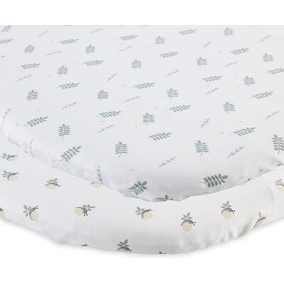 Chicco Baby Hug Crib Bamboo Sheets (2 Pack), Hypoallergenic, Thermoregulating, Eco-Friendly, Suitable for Sensitive Skin, Greenery, 09101124350990 Chicco Baby Hug Crib Bamboo Sheets (2 Pack), Hypoallergenic, Thermoregulating, Eco-Friendly, Suitable for Sensitive Skin, Greenery, 09101124350990