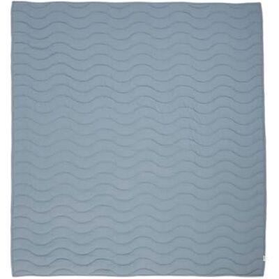 Mamas & Papas Cot/Cotbed Quilt Blue Mustard Wave Soft Cotton-Rich Fabric, Contemporary Wave Pattern, Warm Lightweight Filling, Breathable Nursery Material, Machine Washable Mamas & Papas Cot/Cotbed Quilt Blue Mustard Wave Soft Cotton-Rich Fabric, Contemporary Wave Pattern, Warm Lightweight Filling, Breathable Nursery Material, Machine Washable